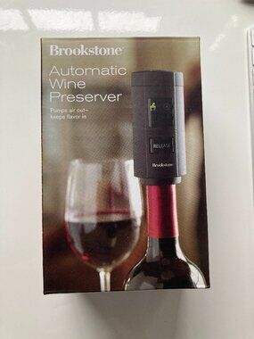 Brookstone Automatic Wine Preserver - NEW